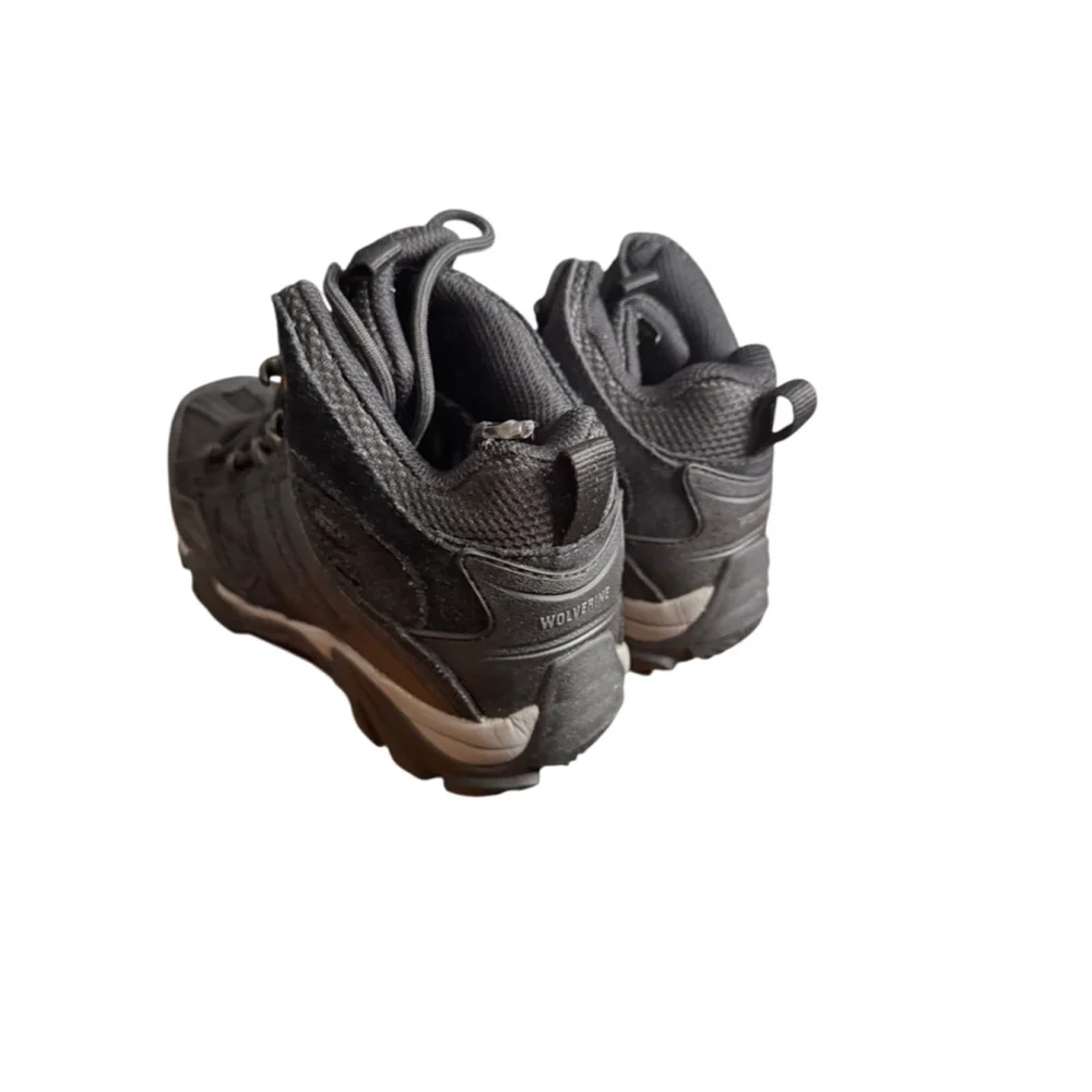Women's Wolverine Wilderness Mid Hiker Boots US 6 Black Grey New waterproof - Picture 5 of 7